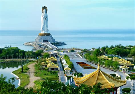 Nanshan Temple: Um Refúgio de Paz e Beleza Ardente em Sanya!